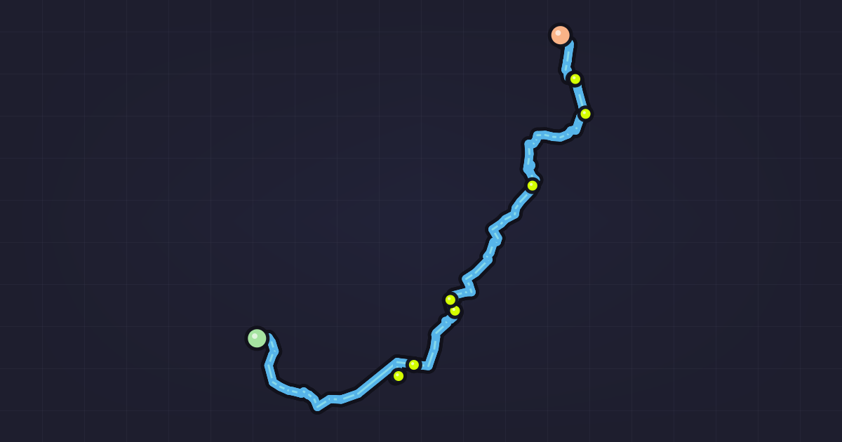 Map of vano&coffe ride